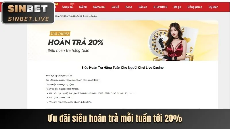 Chương trình hoàn trả hàng ngày tại Jun88 Buzz